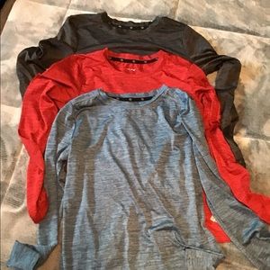 Set of 3 Boys Dri Fit Athletic Shirts
